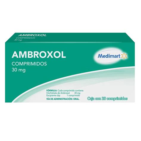 Ambroxol Medimart 30 Mg 20 Comprimidos Walmart