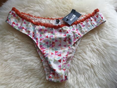 Laura Urbinati Unused Pure Cotton Bikini Low Rise Panties Mint
