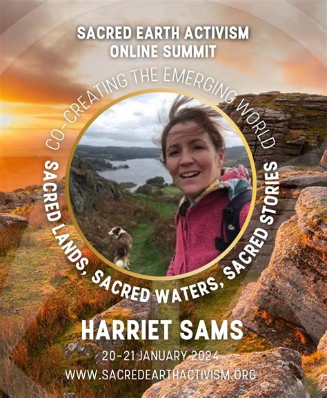 Sacred - We are really honoured to welcome Harriet Sams to speak atnour