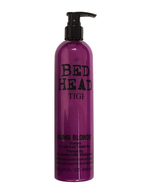 Tigi Bed Head Dumb Blonde Shampoo 13 50 Oz For Chemically Treated Hair Walmart