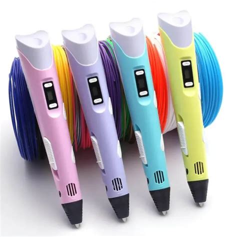 Детская 3D ручка 3D PEN 2 MYRIWELL, керамический носик, экран, 10м ...