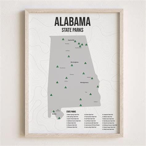 Alabama State Parks Map