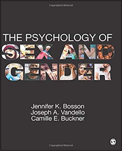 Pdf The Psychology Of Sex And Gender St Edition By Jennifer Katherine Bosson Textook