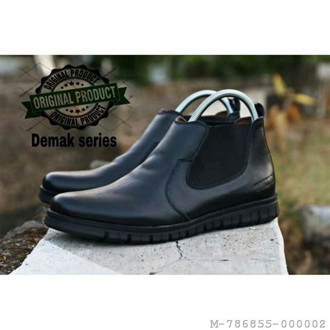 Sepatu Boots Sultan Kulit Original Fesyen Pria Sepatu Sepatu Boot