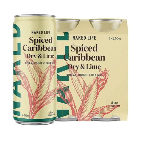 Naked Life Spiced Caribbean Dry No Alcohol Cocktail