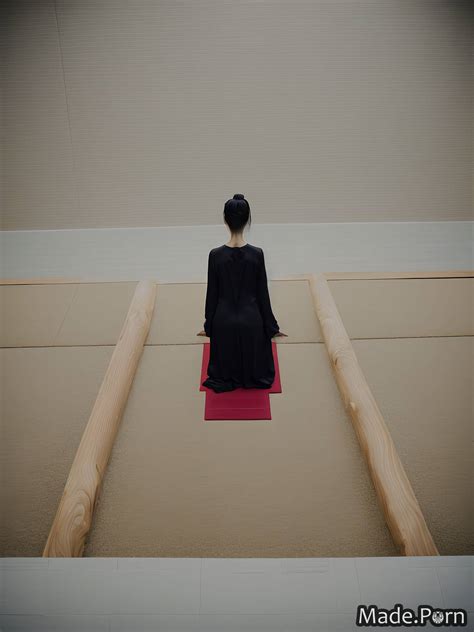 Porn Image Of Japanese Nude Movie Kneeling Sitting Bangs Hair Created By AI