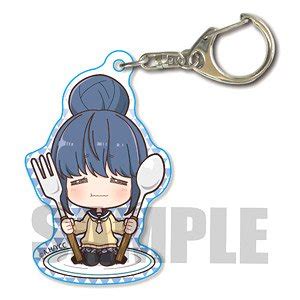 Gochi Chara Acrylic Key Ring Laid Back Camp Season Rin Shima School