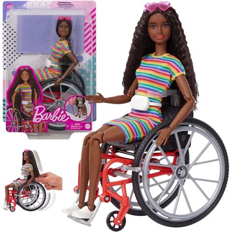 Barbie Morena Articulada - Boneca Barbie Fashionista Morena Articulada Cadeira De Rodas | Shopee ...
