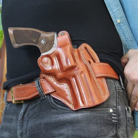 Etw Holsters Ruger Gp100 Owb Two Position Crossdraw 3 Custom Leather