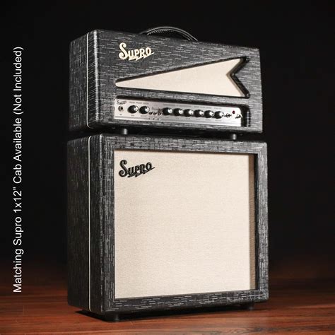 Supro 1932rh Royale 3550 Watt Tube Amp Head Black Scandia Guitars