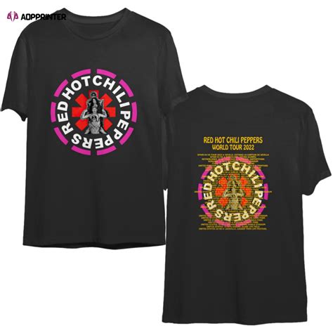 2022 Red Hot Chili Peppers World Tour Shirt Aopprinter