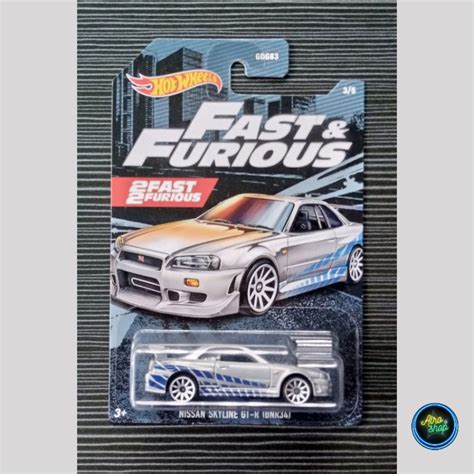 Jual Hot Wheels Fast N Furious Nissan Skyline R Dan Mitsubishi