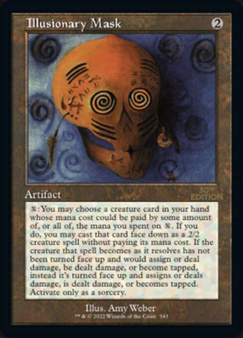 Illusionary Mask Th Anniversary Edition Magic Cardtrader