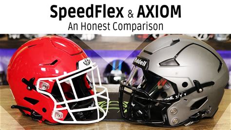 Riddell Axiom And Speedflex An Honest Comparison Youtube