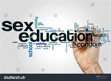 Sex Education Word Cloud Concept Stock Photo Shutterstock