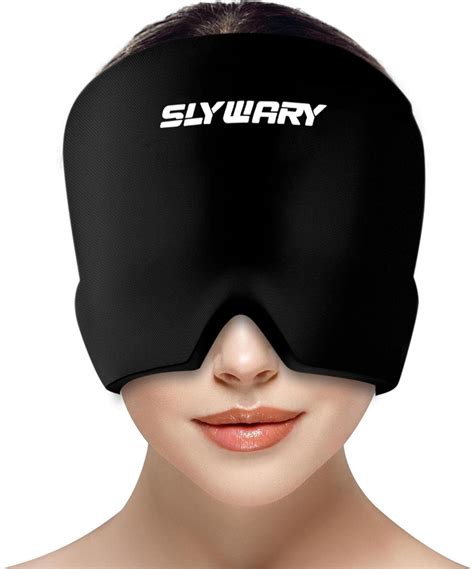 Headache Hat For Migraine Relief Hot And Cold Therapy Migraine Ice Head Wrap Comfortable And