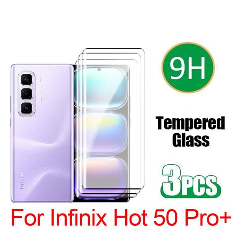 ชนกระจกนรภยสาหรบ Infinix Hot Pro Plus Hot Pro G Gobal หนาจอ HD Clear View