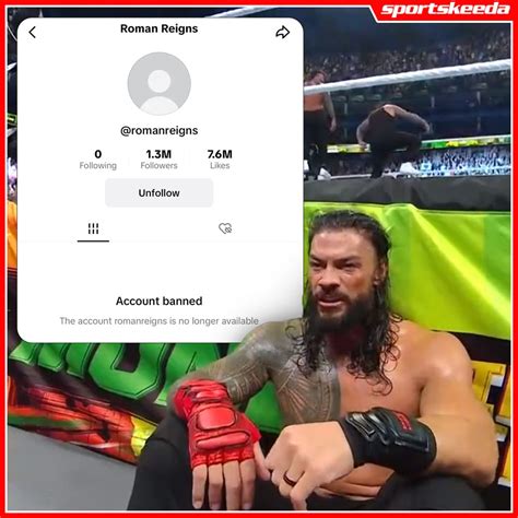 Sportskeeda Wrestling On Twitter Roman Reigns TikTok Account Has