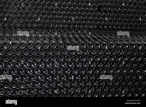 Old Bottles Of Red Wine Stock Photo Alamy