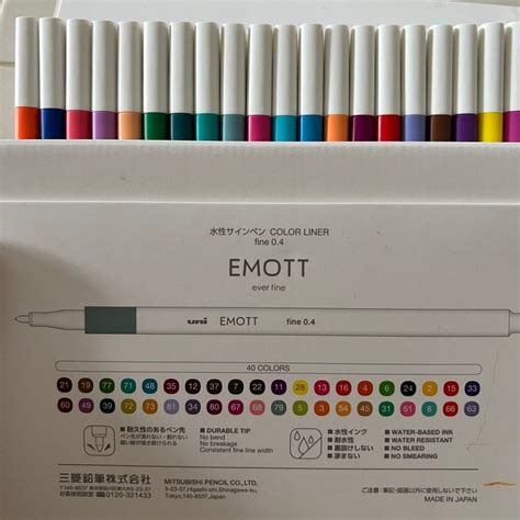 Uni Emott Fineliners, Hobbies & Toys, Stationery & Craft, Stationery ...