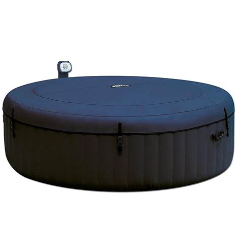 Best Buy Intex PureSpa Portable Bubble Jets Spa 6 Person Inflatable Round Hot Tub 28409E