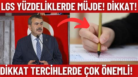 Lgs Y Zdeliklerinde M Jde Tercih Yaparken Dikkat Edin Lgs Taban