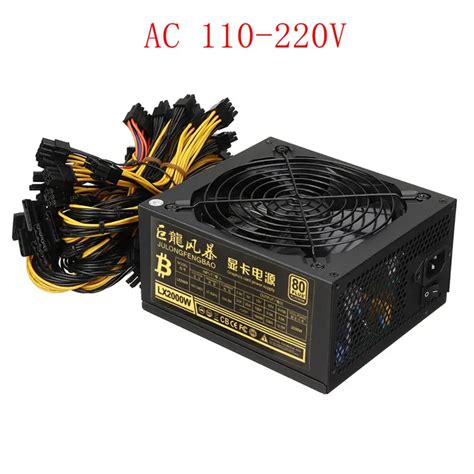 Ac V Chargers Atx Pc W Power Supply Graphics Card Ethereum