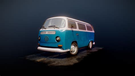 Vw Bus 1971 Download Free 3d Model By Batuhan13 4e19f98 Sketchfab