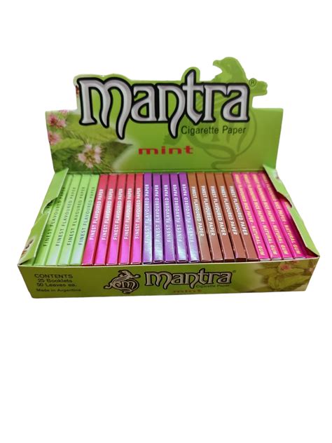 Caja Papeles Mantra Sabores Mixtos 25und 33 Papelillos Tabaquería