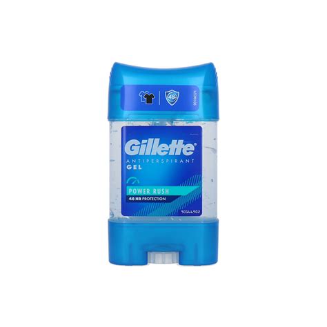 Gillette Antiperspirant Gel 70 ml - Power Rush en ligne chez Blisso