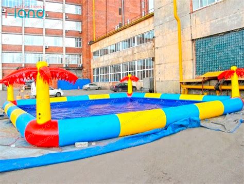 Надувные бассейны квадратной формы для использования с водными ...
