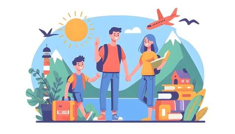 Flat Vector Illustration Of A Happy Romantic Gay Couple Premium Ai Generated Image