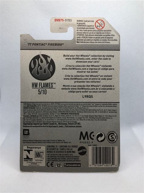 Hot Wheels Pontiac Firebird Dvb Hw Flames No Blister Paladino Leil Es
