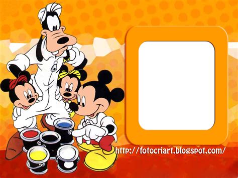 Fotocriart Molduras Do Mickey E Sua Turma