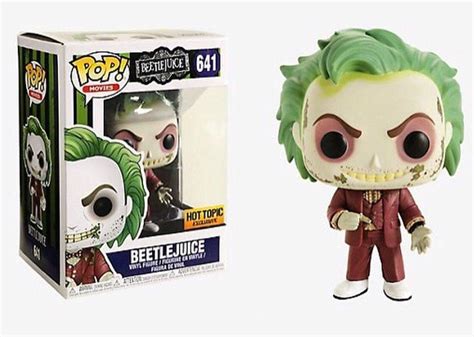 Funko POP! Movies: Beetlejuice - Beetlejuice #641 - Hot Topic Exclusive ...