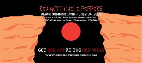 Red Hot Chili Peppers Concert Announcement Behance