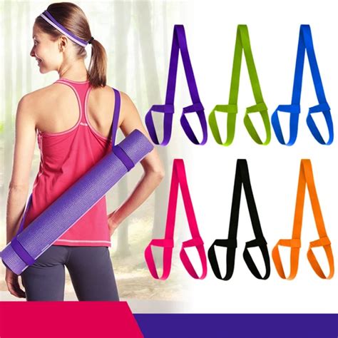 Portable Yoga Mat Sling Adjustable Sports Shoulder Carry Strap Belt