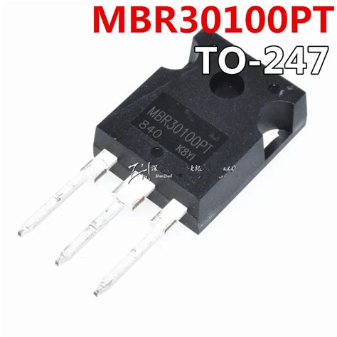 5pcs/lot Mbr30100pt Mbr30100 Schottky Diode 30100pt To-3p 30a 100v To ...