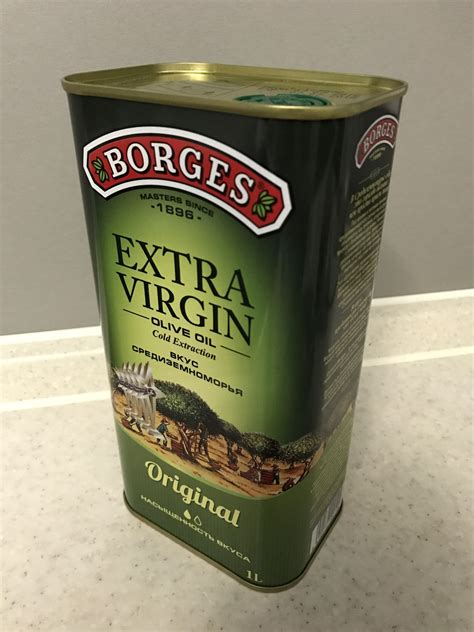 Масло оливковое BORGES EXTRA VIRGIN, 1л. 8410179100104 — купить по ...