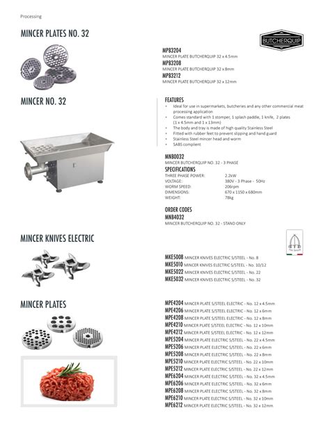 Butchery Pmb Catering Equipment