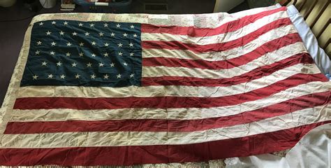 47 star US flag that was found in my grandparent's basement. This would
