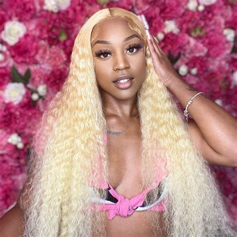 HD Transparent Lace Straight Blond Hair Wigs For Women Amanda Hair Blonde Lace Front Wigs