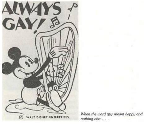 Words Swords Things Mickey Mouse Is Gay