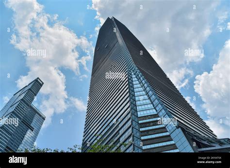 International Commerce Centre Stock Photo Alamy