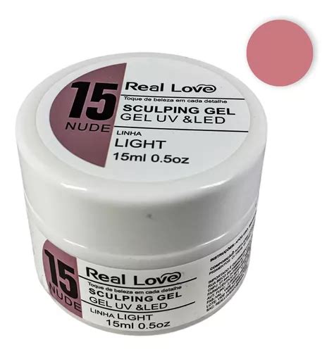 Gel De Unha Real Love Light Gr Anvisa Alongamentos Gel Cor Nude Parcelamento Sem Juros