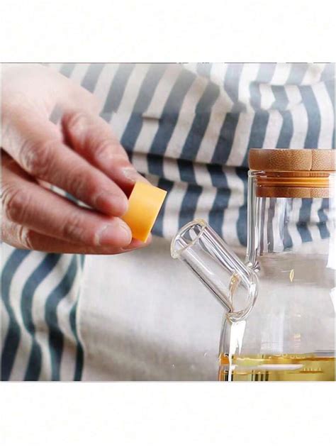 1pc High Borosilicate Glass Oil Vinegar Bottles Sealed Seasoning