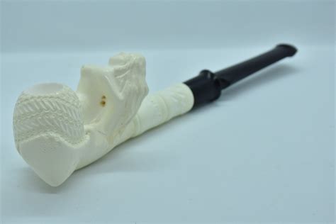 Hand Carved Naked Lady Meerschaum Pipe Big Boobs Pipe Meerschaum Pipe Straight Stem Pipe