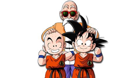 Dragon Ball Manga Goku Krillin And Master Roshi Quadrinheiros