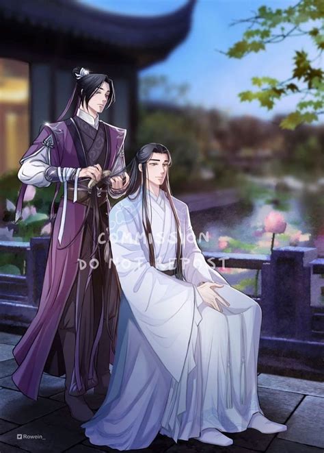 Pin By Mayramii Alcazar On Mo Dao Zu Shi Cute Anime Couples Cute Gay Chinese Cartoon