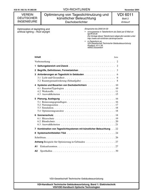 VDI 6011 Blatt-2 2004-11 | PDF